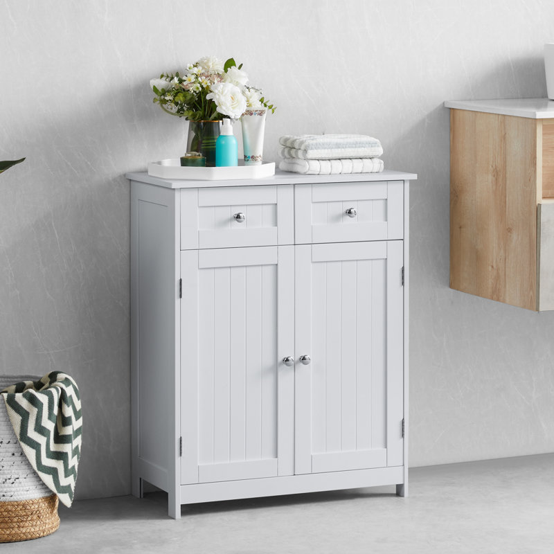 Milano Freestanding Bathroom Cabinet, White