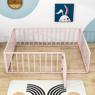 Lit plateforme en métal Micaih