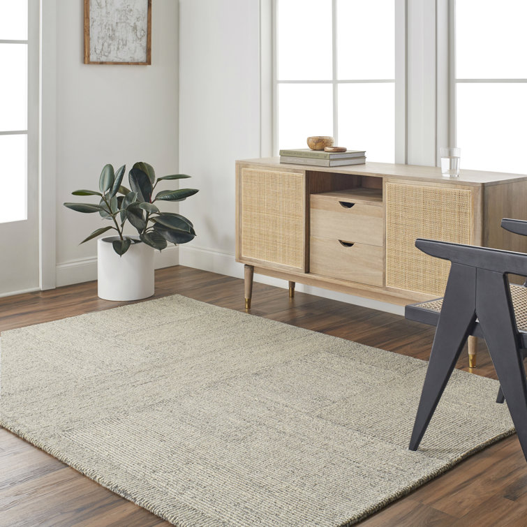 Elmina Hand Tufted Wool Abstract Indoor Rug