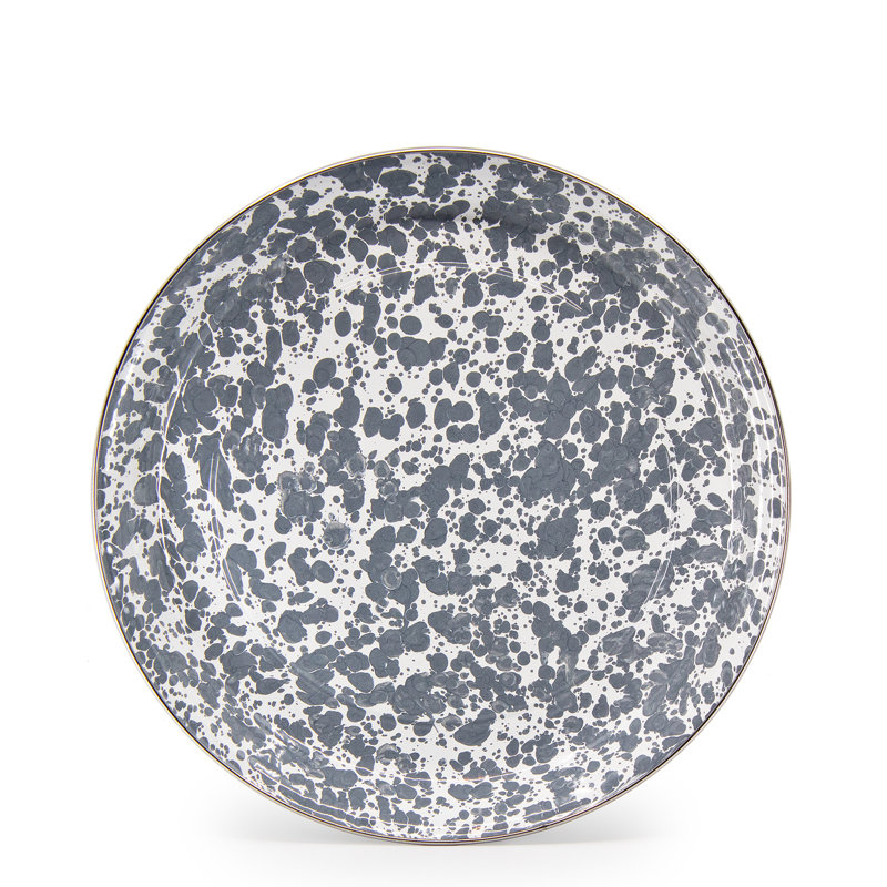Swirl Tray, Small 12.5" Trays, Gray Swirl