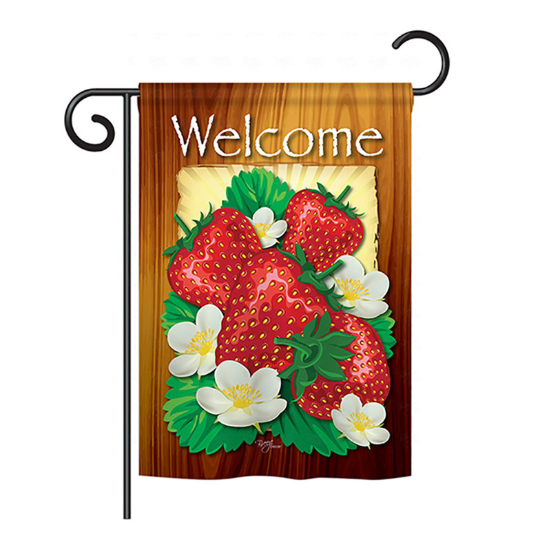 Double Sided Polyester Garden Flag, 18.5" H x 13" W