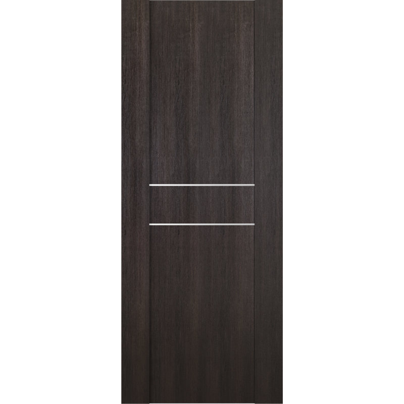 Panel Wood and Metal Prefinished  Door Slab, Oak, 29.75" H x 79.375" W x 1.75" D