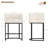 Modern Upholstered Counter Stool with Metal Frame-124062058