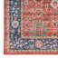 Tapis rouge / beige / bleu tissé à la machine Montrey-763116378