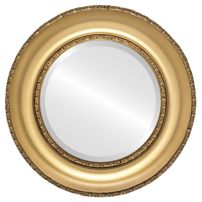 Miroir d'appoint Schillinger, H 35 po x l 35 po, Désert doré