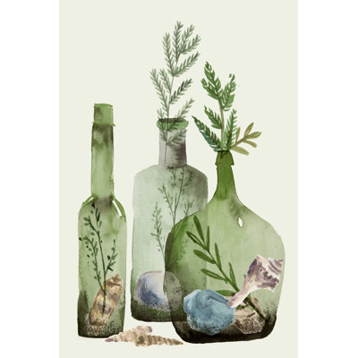 Ocean In A Bottle II by Melissa Wang - Wrapped Canvas Painting
