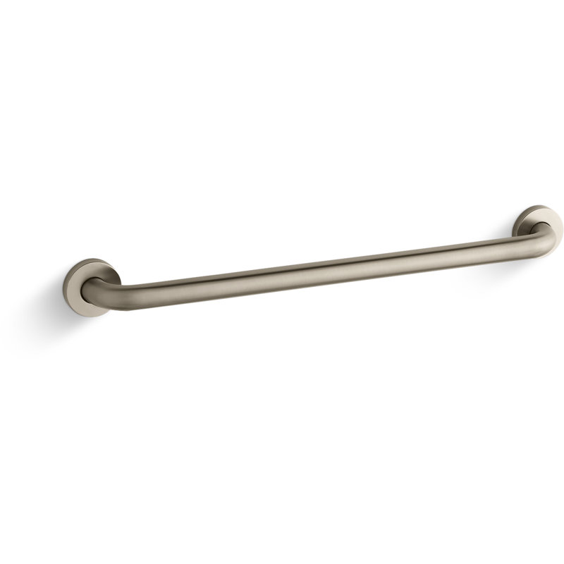 Contemporary Grab Bar, 24"W, Vibrant Brushed Bronze