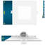 Ensemble de luminaires encastrés ultra minces sélectionnables CCT