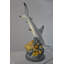 Statue de requin marteau en bronze Algoma montée sur marbre taille 20 po x 18 po x H 42 po