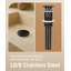 KES 8'' Black Bathroom Sink Faucet Widespread With Supply Hose And 2 Handles With Drain Assembly-115997982