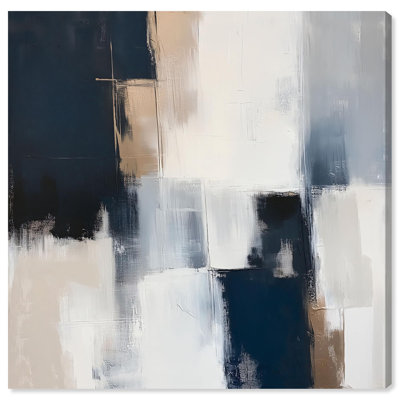 Blue Mood Depth II Canvas Blue Wall Art by Art Remedy