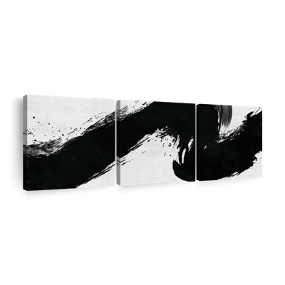 «Strokes And Lines Abstract Stroke on Canvas» par Daniel P