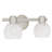 Layton 2-Light Brushed Nickel Vanity Light