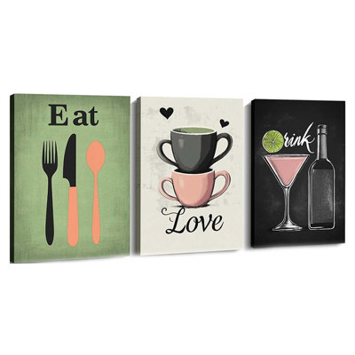 3 Piece Wrapped Canvas Print