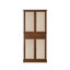 Armoire de rangement avec 4 tablettes intérieures réglables-128070638