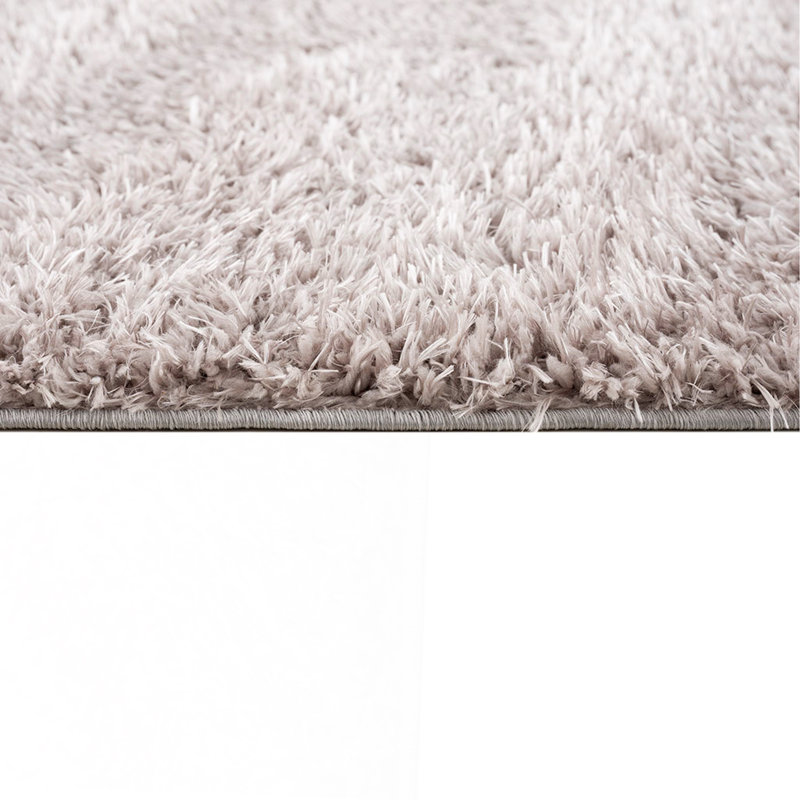 Super Soft Polyester Shag Area Rug, Rectangle 6'6" x 9'
