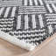 Crisscross Black Handwoven Indoor/Outdoor Rug-426979098