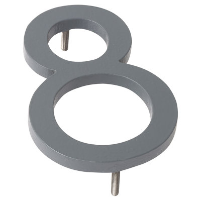 4'' H Metal House Number