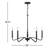 Lowes Montreuil 5-Light Dimmable Chandelier -111886328