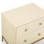 Table de chevet crème Shagreen Pesce