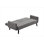 Canapé-lit 72 po - Dossier convertible pliant en lit double avec porte-gobelet et table rabattable
