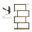 Trigg 127.5cm H x 76cm W Iron Etagere Bookcase