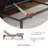 E3000 Adjustable Bed with Massage, 12" Mattress Included-87128693