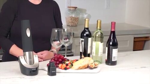 Cuisinart Electric Corkscrew Wine Opener with Vacuum Sealer CWO-50