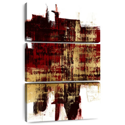Kinetic Gold On Red II