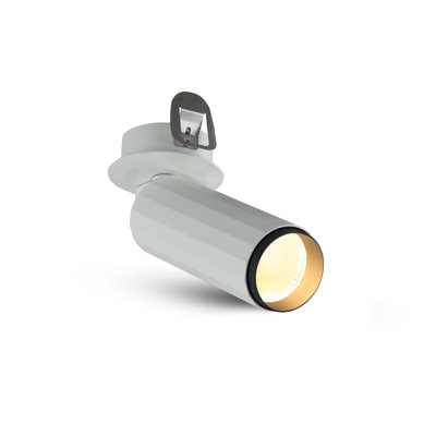 Orbit Integrated LED ETL Certified Adjustable Flush Mounted Spotlight, Beam Angle 36, White