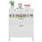 31.5" Slim Metal Shoe Cabinet with Flip Drawers and Anti-Tip Device