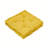 Square Microfiber  Floor Pillow /Cushion,Indoor & Outdoor Use, 19''x19''x5'', Yellow.-668002448