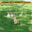 Enclos pour chien ou animal de compagnie en métal 16 panneaux-66377915