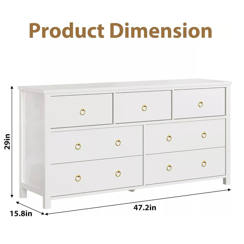 Commodes blanches 