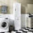 Accent Cabinet, Laundry Cabinet With 1 Storage Cabinet And 1 Drawer