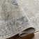 Watts Machine Washable Oriental Gray/Blue Area Rug