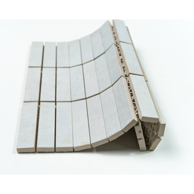 Loft Moderne Ice 1x4 Porcelain Mosaic Tile (11 Tiles Per Box)