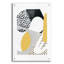 Art mural en verre Ivy Bronx «Luminous Tumble 1 Yellow» par Laura Marshall-807060269