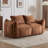 Giant Bean Bag Couch for Adults, Ultra Soft Fluffy Loveseat Bean Bag Sofa, Boneless Oversized Chase Lounge Chair Indoor for Living Room Bedroom, No Assembly Required Cozy Reading Chair with Pillows-1084743920