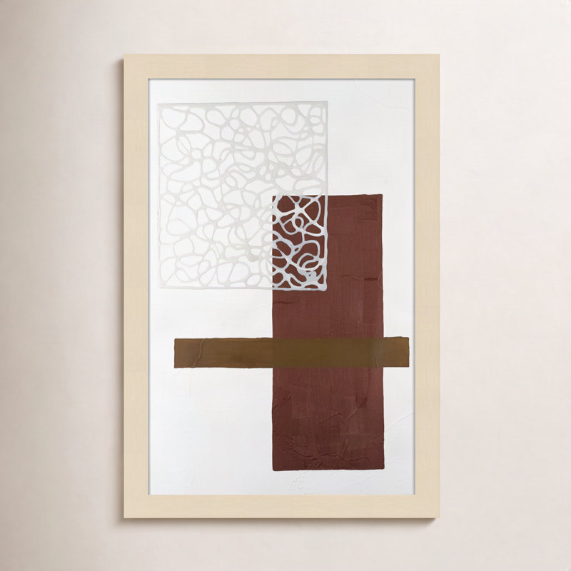 «Nooks and Crannies IV» par Finnerty, impression sur bois encadrée, H 17 po x l 12 po, Brun