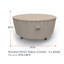 Housse pour table ronde Miguel-24093036