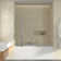 Jraty 39.3'' W x 55'' H Door Frameless Tub Door 