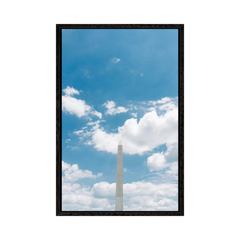 Washington Monument by Bethany Young - Print on Canvas, 101.6cm H x 66.04cm W x 3.81cm D, Black Framed