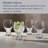 Mikasa Gaia Goblet Glasses, Set of 4