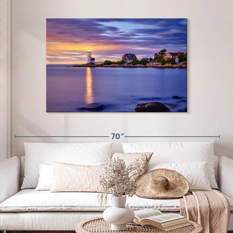 Annisquam lighthouse in massachusetts Aletra, H 32 po x l 48 po