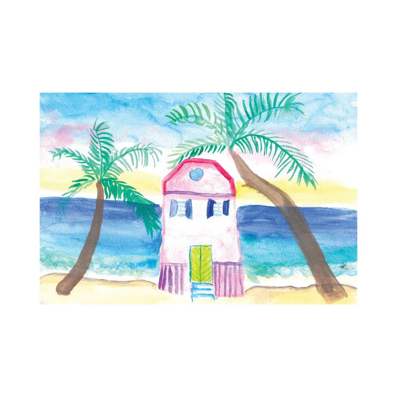 Emy's Tropical Beach House by Markus & Martina Bleichner - Gallery-Wrapped Canvas Giclée on Canvas, Wrapped Canvas