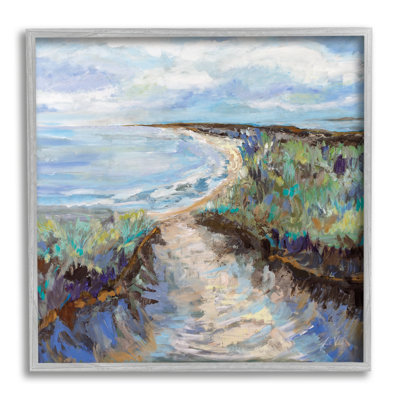 «Cloudy Ocean Coast», peinture par Jeanette Vertentes