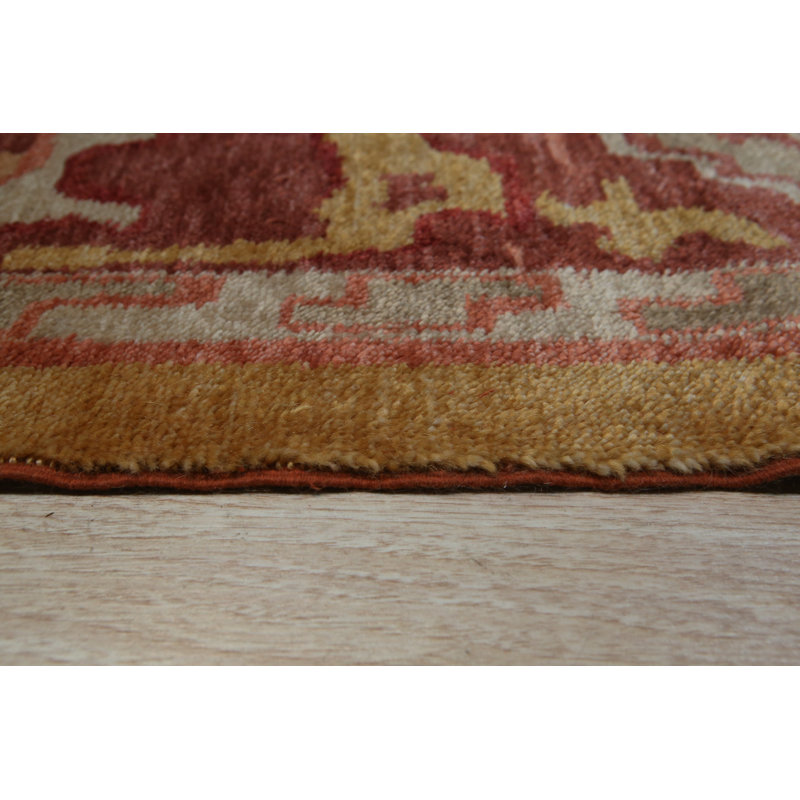 Magnifique tapis doré noué à la main