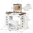 Vanity Desk With Dimmable Led Light With 10 Drawers, Makeup Table With Flip Up Mirror For Space-saving,large Storage Vanity Table Set With Stool And Drawers