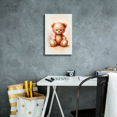 'Cuddly Teddy' by Andreas Magnusson Canvas Wall Art